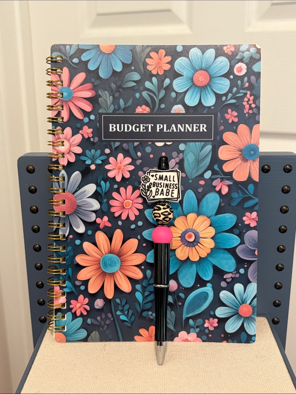 New Budget Planner Journal & Small Business Babe Beaded Pen Set